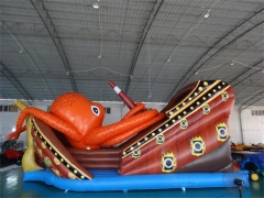 Inflable Kraken Pirate Ship Playground
