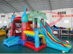 Party Bouncer Combo Inflatable Mini Bouncer 4 en 1