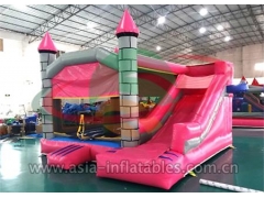Personalizado Inflatable Jumping Castle con Mini Slide