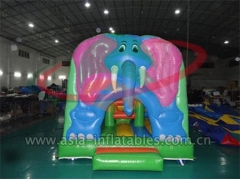 Entertainment Use Inflatable Elephant Bouncer Paracute Ride & Rocket Ride