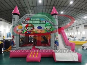 Customized Party Hire Inflatable Super Mario Mini Bouncer