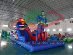 New Arrival Outdoor Inflatable Superman challenge Obstacle Course