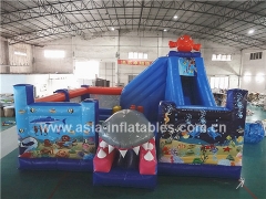 Obstáculo inflable militar Sea World Inflatable Fun City