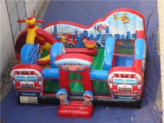 Instalación fácil Rescue Squad Inflatable Toddler Playground