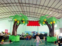 Venta caliente Evento inflables Nuevo diseño Custom Tree Inflatable Arch para publicidad o apertura en precio de fábrica