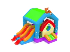 Children Tunnel Games New Design Inflatable Bouncer Slide Combo