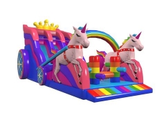 Diapositiva del carro del unicornio