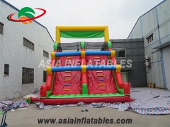 Juego de carreras inflables Equipo de obstáculos para niños al aire libre