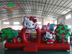 Inflatable Hello Kitty Toddler Jumper For Girls & Bungee Run Challenge