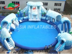 Ice World Inflatable Polar Bear Water Park & Coustomized Yours Today