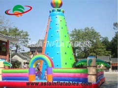 Increíbles juegos inflables, torre de pared de escalada inflable y juegos deportivos interactivos