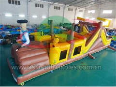 Military Inflatable Obstacle Inflatable Pirate Obstacle Course Games For Party
