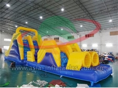 Commercial Inflatable Outdoor Inflatable Obstacle Course Run Games