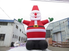 Venta caliente 12m inflable Santa Claus en precio de fábrica