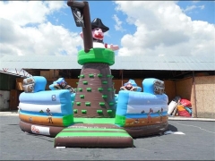 Hot Selling Party Inflatables Pirate Mountain Climb,Inflatable Rock Climbing Wall in Factory Price