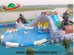 Inflatable Cow Devil Water Park