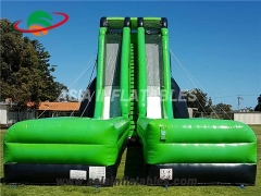 dual lane edge inflatable water slide