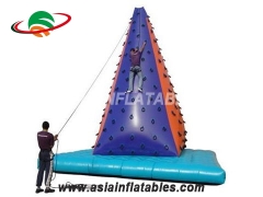 Customized Large Inflatable Interactive Games Inflatable Rock Climbing Wall For Sale