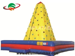 New Types Challenge Rock Climbing Wall Inflatable Sticky Mountain Climbing For Sale with wholesale price