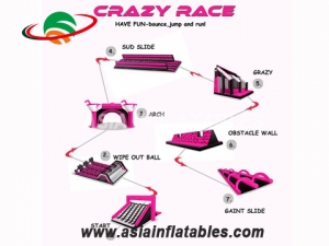 Waterproof Inflatable 5K Obstacle Course Races